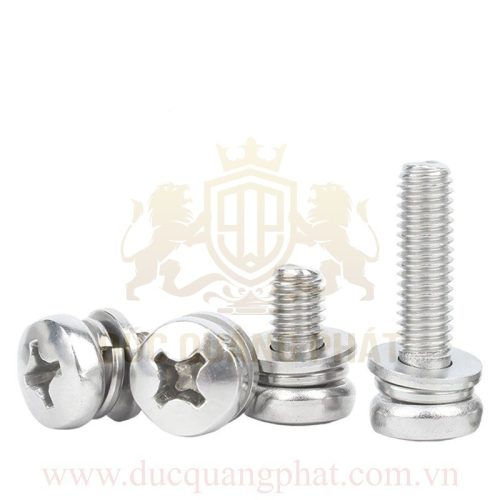 Vít Đầu Tròn Long Đền ( Đầu dấu + )