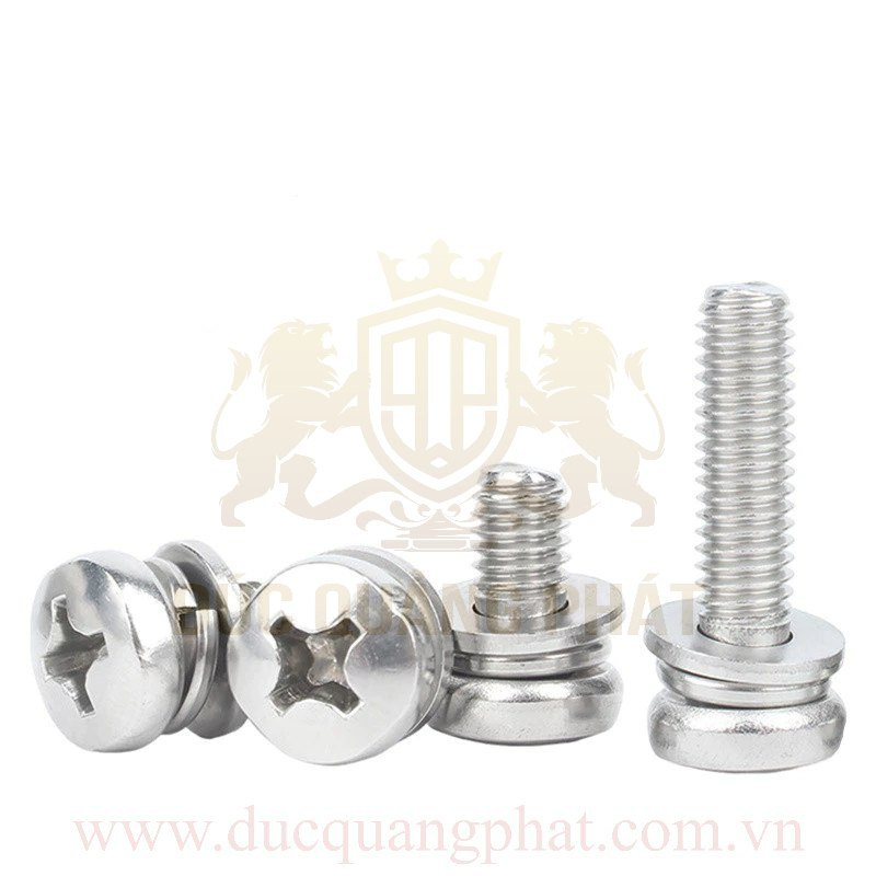 Vít Đầu Tròn Long Đền ( Đầu dấu + )